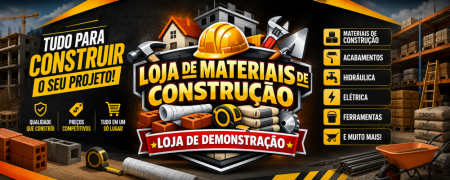 Capa Materiais de Construção - Demonstração By BalcãoZap